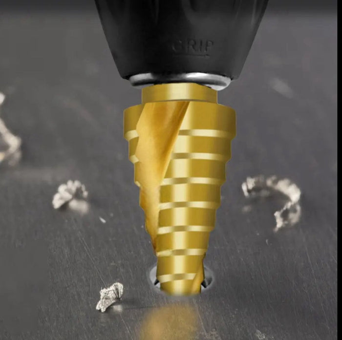 Punta Fresa Conica Per Trapano A Gradino Spirale Da 6 a 55mm Graduale