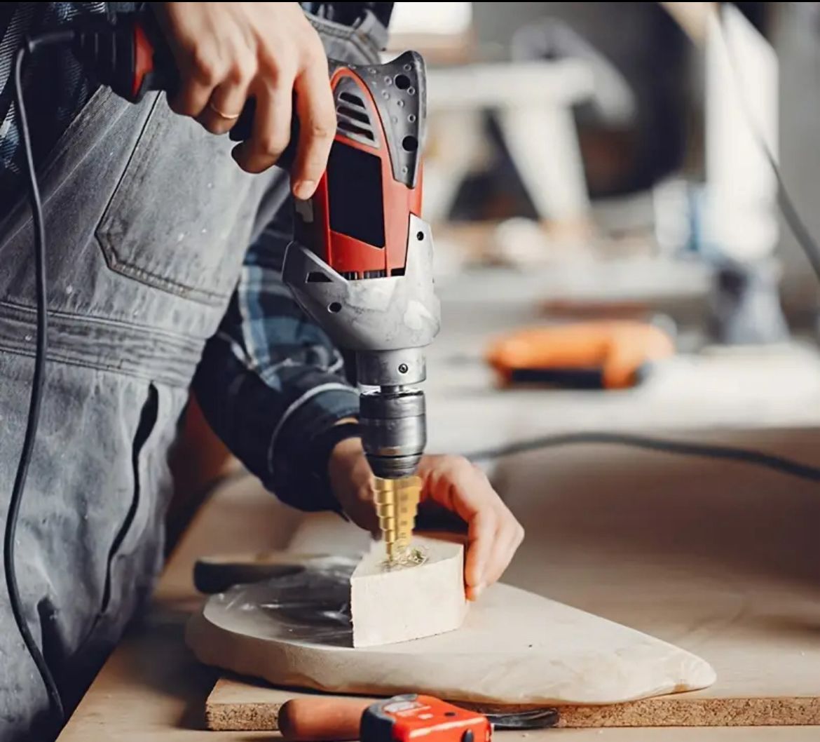 Punta Fresa Conica Per Trapano A Gradino Spirale Da 6 a 55mm Graduale