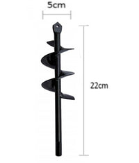 Punta a Trivella per Trapano in Acciaio 50 x 220 mm Universale