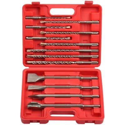 Punte Per Trapano Demolitore Martello 13 Pz Attacco SDS Plus cod.100700607