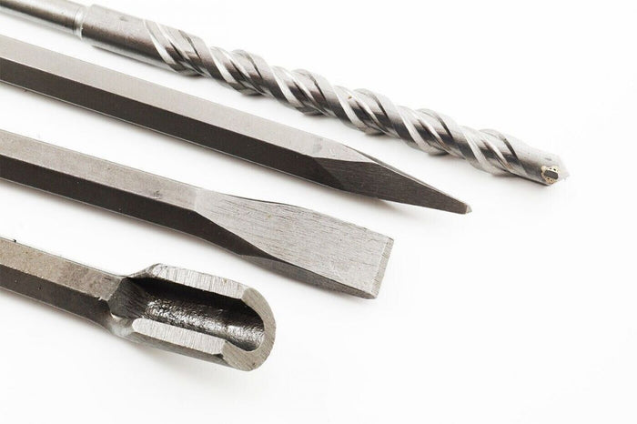 Punte + scalpelli per trapano demolitore tassellatore SDS PLUS set 12pz