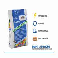 Kit da 4 pezzi lampocem legante idraulico pronto all uso mapei 5 kg