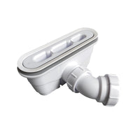 Piatto Doccia Semicircolare 80x80x3cm in Pietra Vulcanica e Resina Mista Finitura Pietra  Nera Ruvida Ultraslim 3 cm Antiscivolo Antibatterico