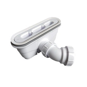 Piatto Doccia Rettangolare 70x90x3cm in Pietra Vulcanica e Resina Mista Finitura Pietra Bianca Ruvida Ultraslim 3 cm Antiscivolo Antibatterico