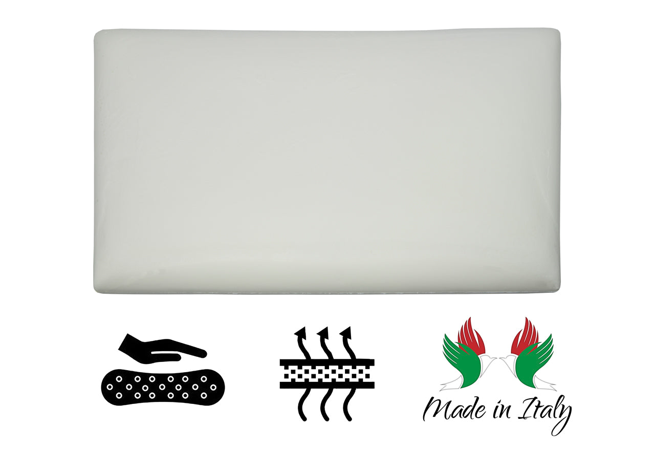 Guanciale Cuscino Letto 42x72 cm Memory Anallergico Traspirante Q10