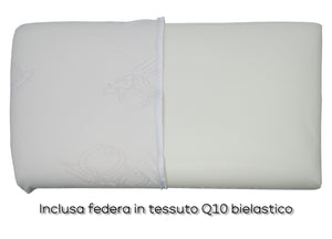 Guanciale Cuscino Letto 42x72 cm Memory Anallergico Traspirante Q10