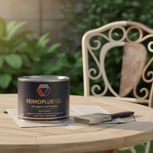 Ferroplus gel smalto sintetico antiruggine per ferro biancoperla 750 ml