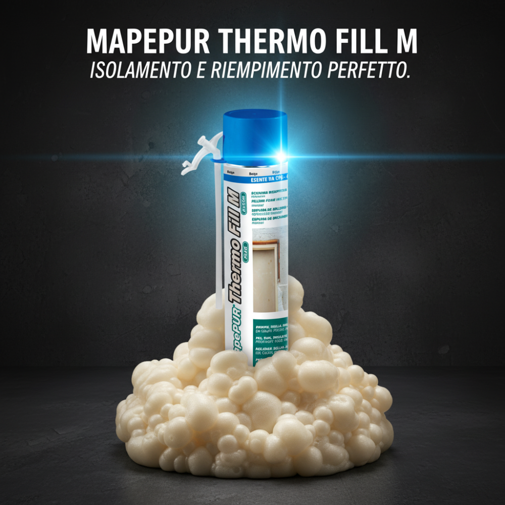 Mapepur thermo fill m schiuma poliuretanica per isolamento 750 ml