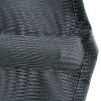 Tenda Frangivista a Ventaglio Salvaspazio e Richiudibile in Alluminio e Poliestere, 140x10x140cm Grigio Scuro