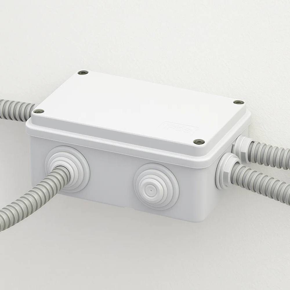 Scatole di derivazione gewiss serie 44 ce stagne in tecnopolimero ip55 *** dimensioni 120 x 80 x 50 millimetri, confe...