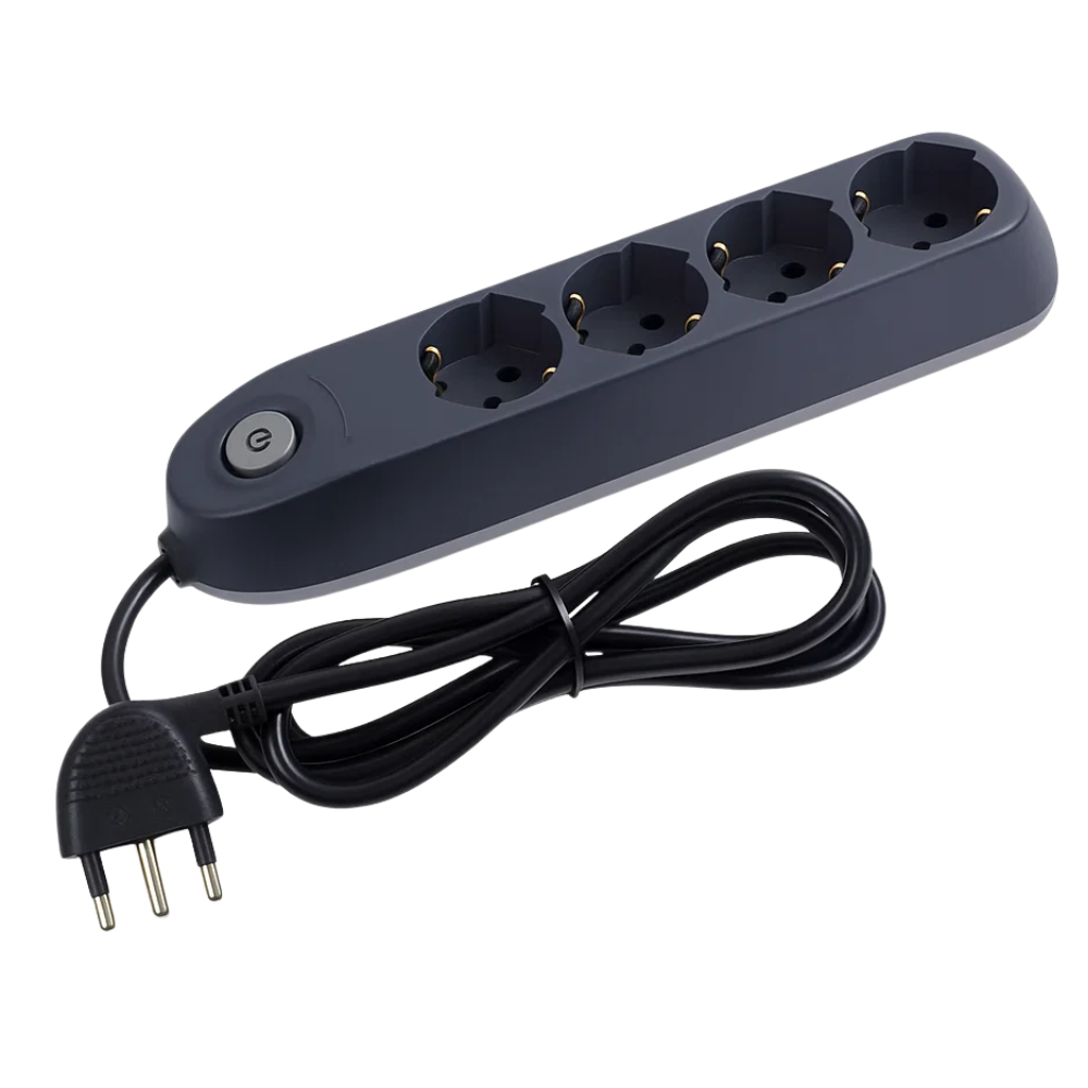 Multipresa bticino poker 3684gb 4 prese 2p+t cavo 1,5m