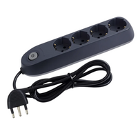 Multipresa bticino poker 3684gb 4 prese 2p+t cavo 1,5m