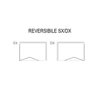 Lato fisso box doccia book adatto per porta a soffietto book cristallo temprato *** misure 78-80xh190 cm trasparente,...