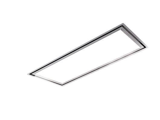Cappa a soffitto da incasso FLEXIA -  cm 90X60 - Inox - 800 m3/h