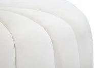 Pouf Shell Crema cm 80X54X42