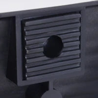 DURHAND Set 2 Rampe per Auto in Plastica con Carico Massimo 5 Tonnellate, 91x30x21 cm, Nero