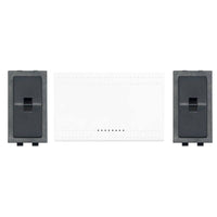 Copritasto illuminabile bticino livinglight bianco per ambienti eleganti *** numero posti 3 moduli, confezione 1