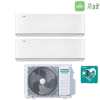 Condizionatore Hisense Dual Split Inverter serie ENERGY PRO X 9+18 con 3AMW62U4RJC R-32 Wi-Fi Integrato