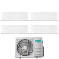 Climatizzatore Condizionatore Hisense Quadri Split Inverter serie ENERGY PRO X 9+9+9+12 con 5AMW105U4RQC R-32 Wi-Fi Integrato 9000+9000+9000+12000