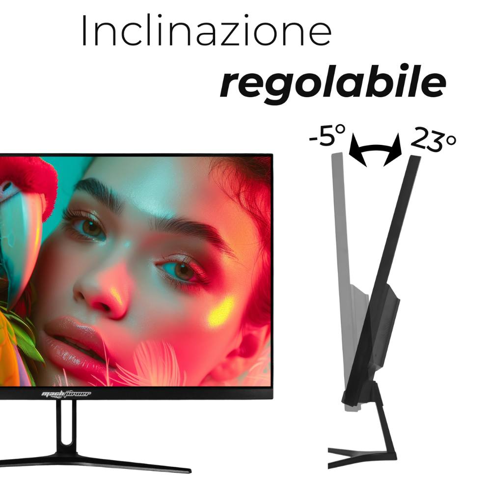 Monitor led 27 pollici ips full hd mach power eb-fm27mips