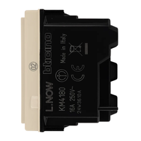 Bticino living now presa 2p+t 16a 250v 1 modulo con alveoli schermati *** colore sabbia, confezione 1