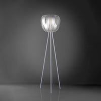 Piantana Moderna 3 Piediqueen Polilux ® Argento E Metallo 1 Luce E27