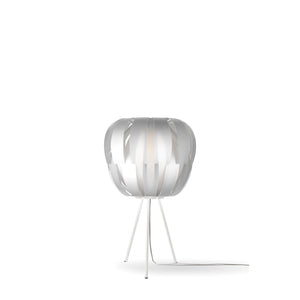 Lampada Da Scrivania Moderna Queen Polilux ® Argento E Metallo 1 Luce E27