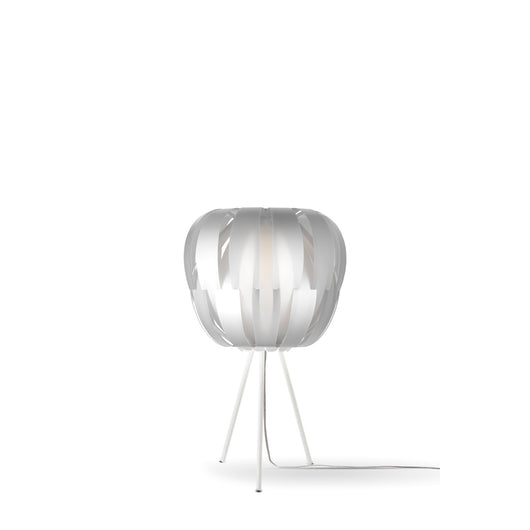 Lampada Da Scrivania Moderna Queen Polilux ® Argento E Metallo 1 Luce E27