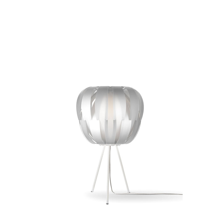 Lampada Da Scrivania Moderna Queen Polilux ® Argento E Metallo 1 Luce E27