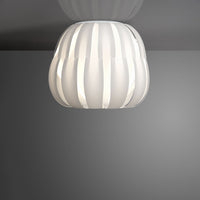 Plafoniera Moderna Queen Polilux ® Bianco 1 Luce E27 D42Cm