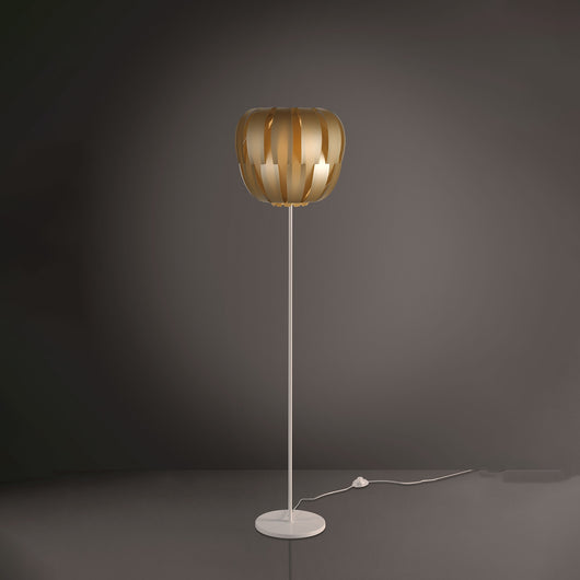 Piantana Moderna Queen Polilux ® New Gold E Metallo 1 Luce E27