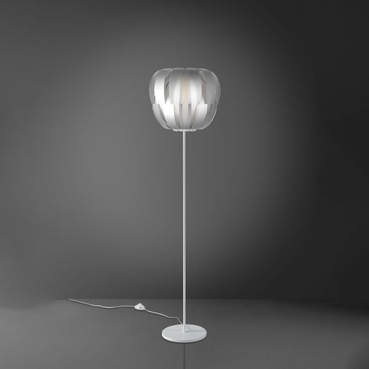 Piantana Moderna Queen Polilux ® Argento E Metallo 1 Luce E27