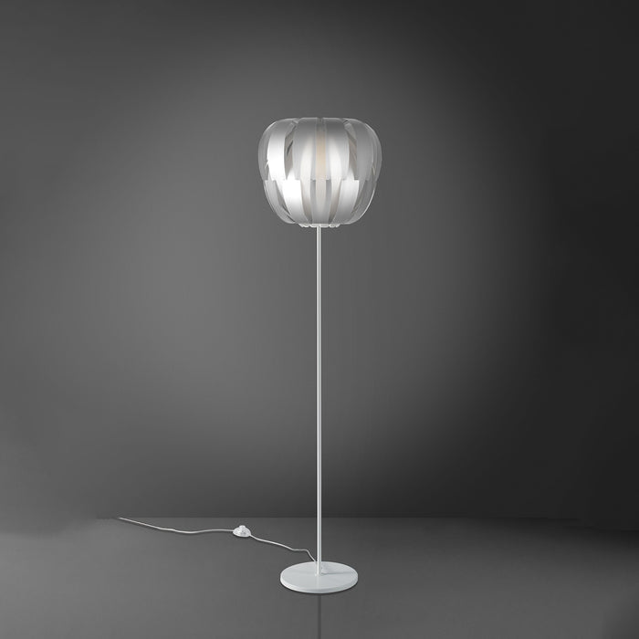 Piantana Moderna Queen Polilux ® Argento E Metallo 1 Luce E27