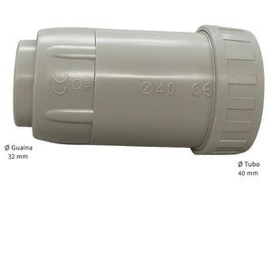 Raccordo faeg tubo guaina ip65 per impianti elettrici durevole *** diametro tubo 40 millimetri , diametro guaina 32 m...