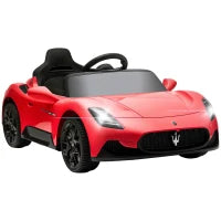 Macchina per Bambini Maserati MC20, Guida Manuale, Telecomando e Fari LED, Età 3-6 Anni, Rosso