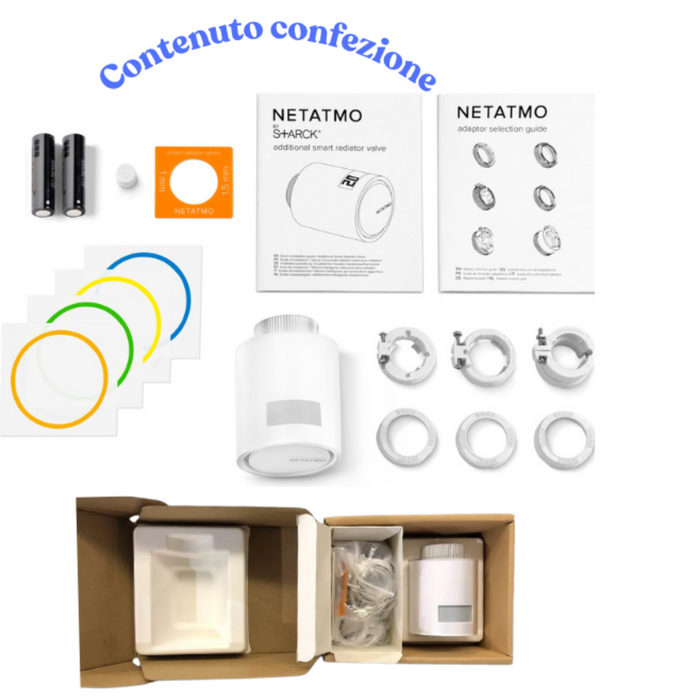 Bticino netatmo valvola termostatica intelligente nav-pro schermata e-paper