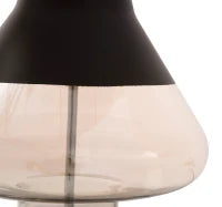 Paralume Da Tavolo Elegant-Two Nero Cm Ø 36X60