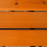 Panchina da Giardino 2 Posti in Alluminio e Legno a Doghe con Braccioli, 120x64x79cm, Teak