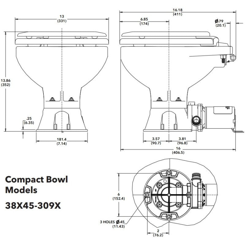 QUIET E2 COMPACT 12V - ACQUA MARE