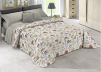 Quilt Trapuntino Piumino Estivo 100gr/mq Microfibra Summer Garden - Piazza E Mezza - Beige D4