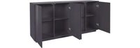 Credenza cucina 180cm buffet mobile soggiorno moderno antracite Ceila Report