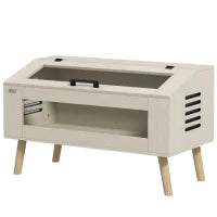 Terrario per rettili, vivarium per serpenti 140L con finestre in vetro temperato, coperchio, 100 x 50 x 60 cm