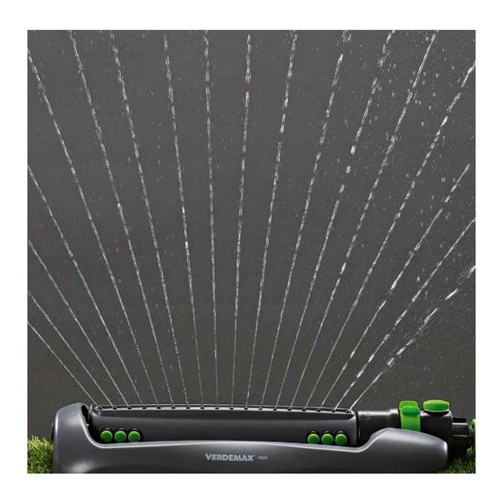 Multipack da 6 pz irrigatore oscillante per giardino 12-18 ugelli fino a 360 mq verdemax