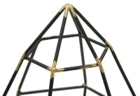 Porta Candela Bright Piramid Cm 15X13X29