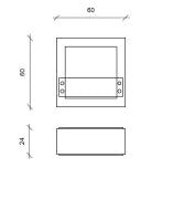 E-STYLO Biocamino da terra moderno, la soluzione ideale per riscaldare e arredare la tua casa con stile ed eleganza, 24cm X 60cm H. 60cm