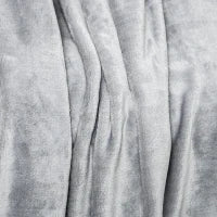 Coperta in Flanella 330 GSM Reversibile per uso Interno ed Esterno, 203x152x0.5 cm, Grigio