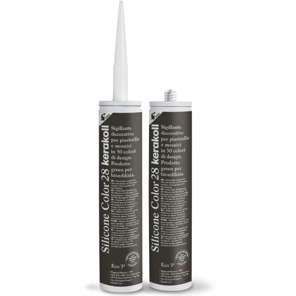 Silicone sigillante decorativo piastrelle mosaici giunture fughe colorato 310 ml *** colore- n 28, confezione 1