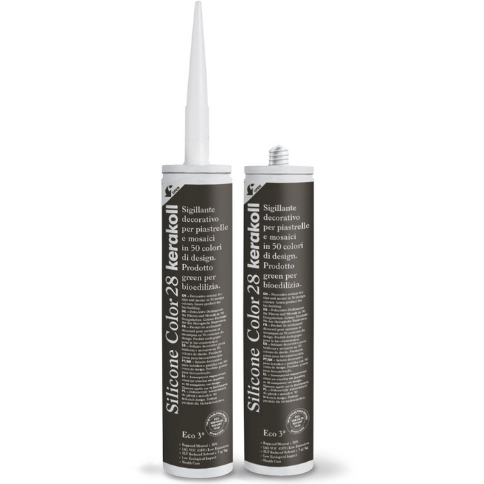 Silicone sigillante decorativo piastrelle mosaici giunture fughe colorato 310 ml *** colore- n 28, confezione 1