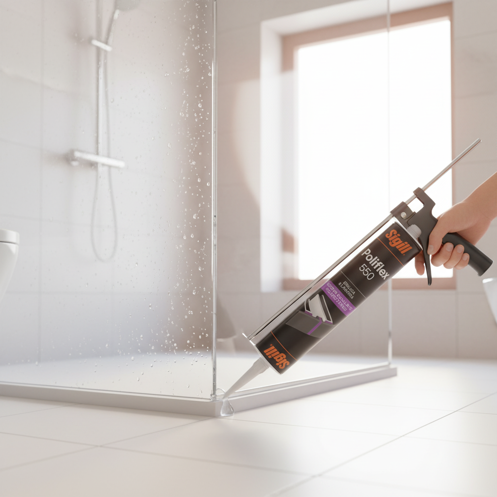 Sigillante elastico poliflex 550 professionale da 310 ml *** colore- grigio, confezione 1