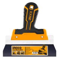 Spatola larga alluminio lama inox 200mm finitura nastro cartongesso professionale